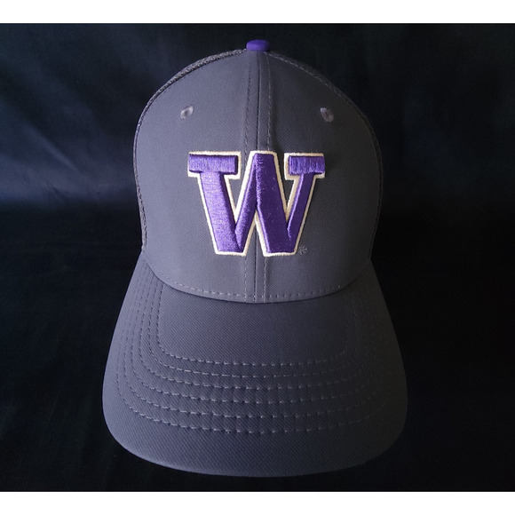 Washington Huskies Nike Classic 99 Dri-Fit NCAA Size M / L Gray Cap Mesh Hat - Picture 1 of 9